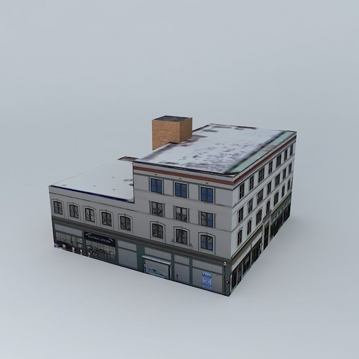 Corner of South 3rd and Muhammad Ali Blvd, Louisville Free 3D model_1