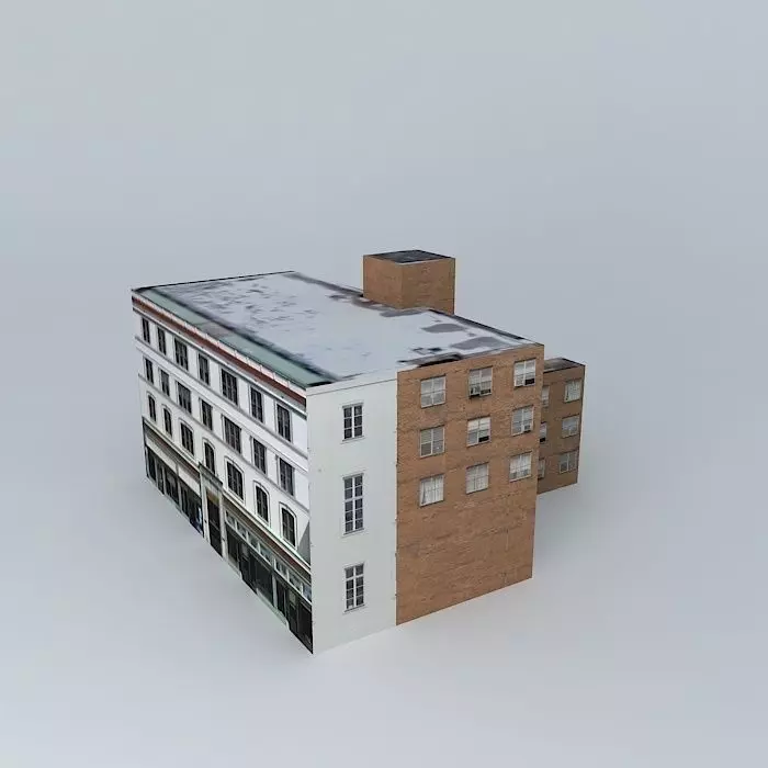 Corner of South 3rd and Muhammad Ali Blvd, Louisville Free 3D model_0