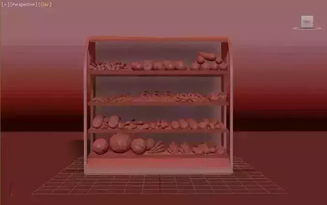 vegetable collection fruit and display shelf