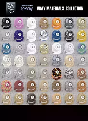 V-RAY Materials for maya collection