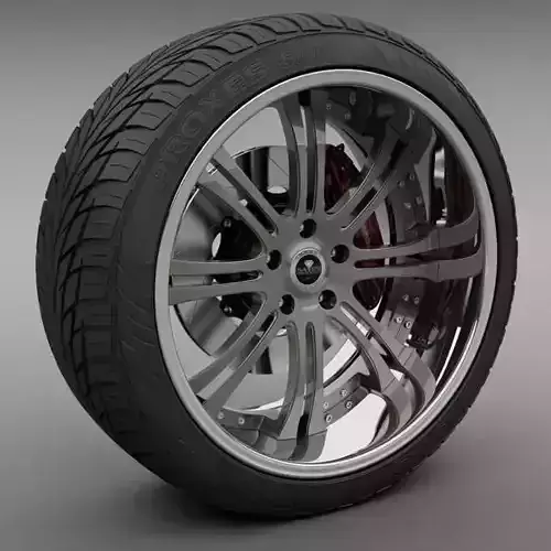 Savini Forged SV-27S Wheel and Tire