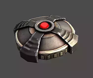 Mine Game-Ready Low-poly 3D model