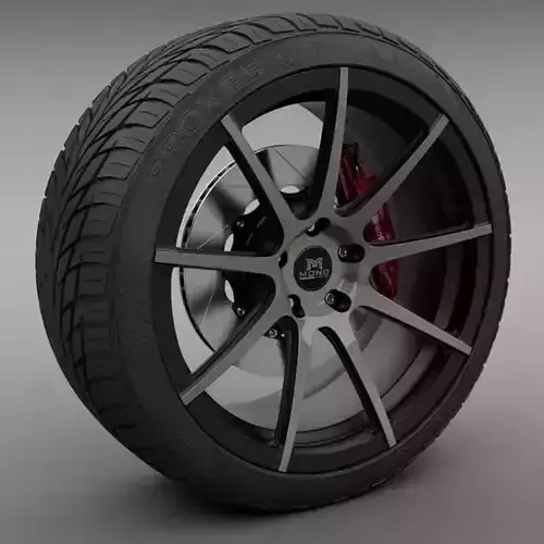 Savini Forged SM-4 Wheel 3D model