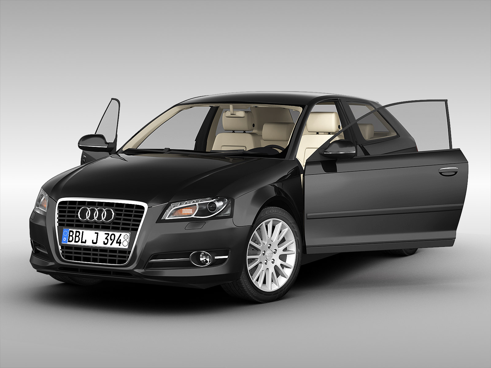 Audi A3 2011 3D model_5