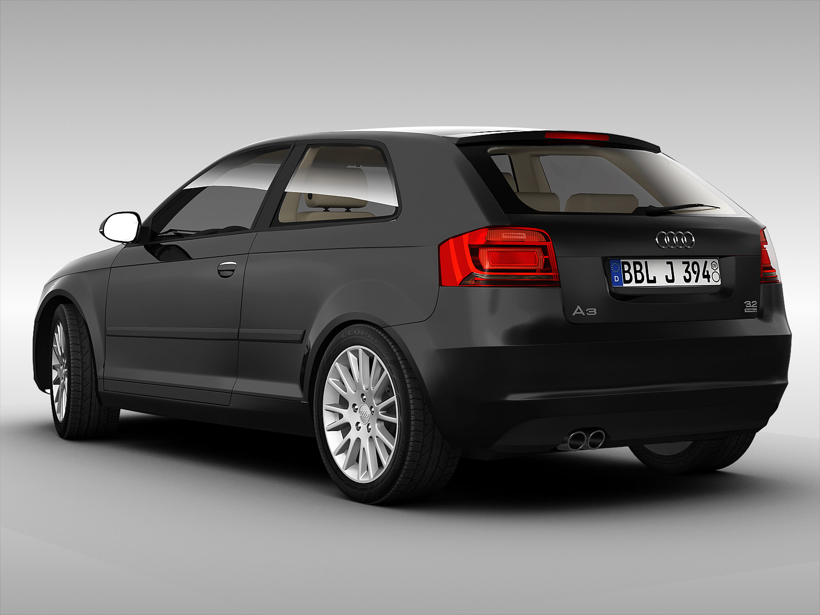 Audi A3 2011 3D model_1