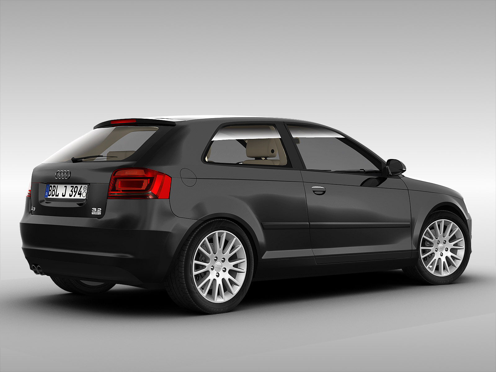 Audi A3 2011 3D model_2