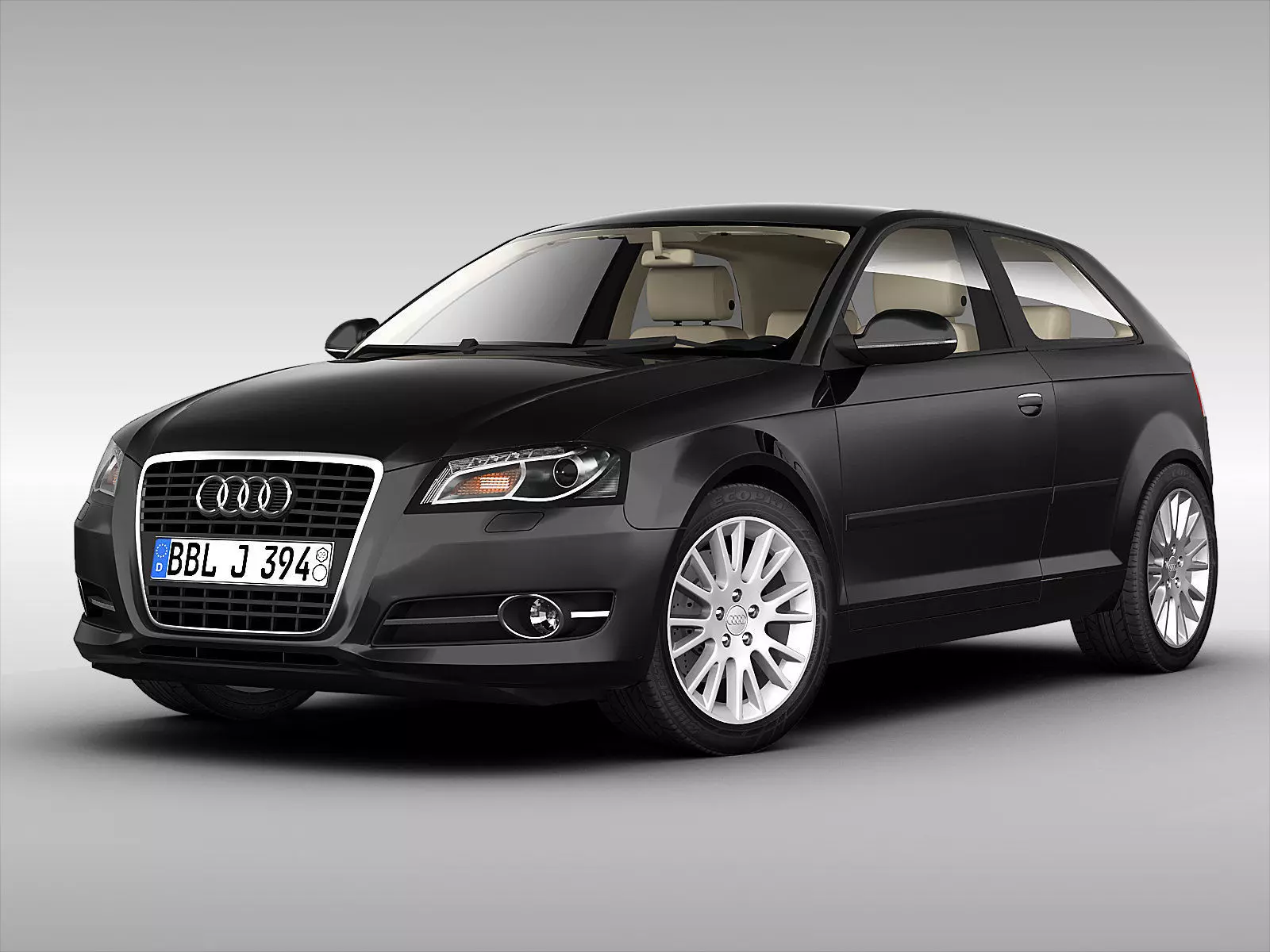 Audi A3 2011 3D model_0