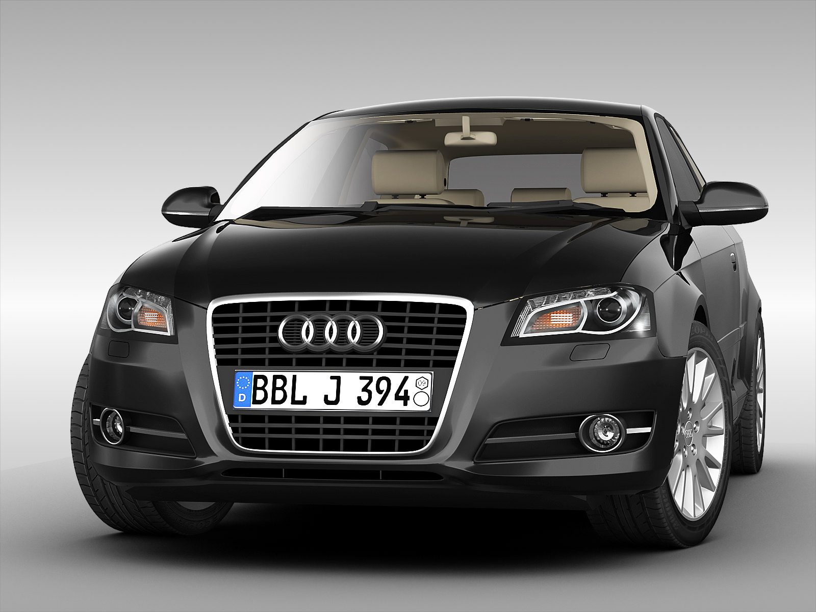 Audi A3 2011 3D model_4