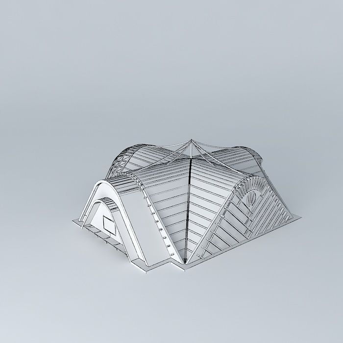 Yperspect egyptian pyramid Free 3D model_4