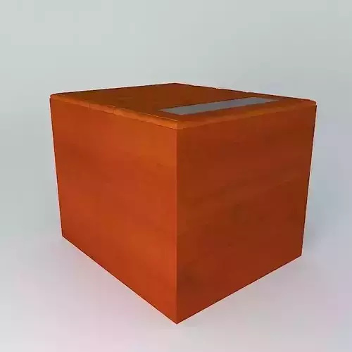Red Royal Cabinet 3D model