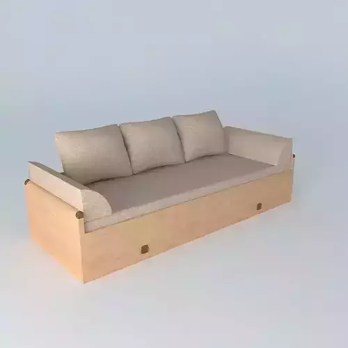 Convertable bed couch