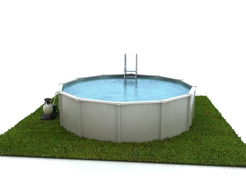 Swimming Pool 3D model_5