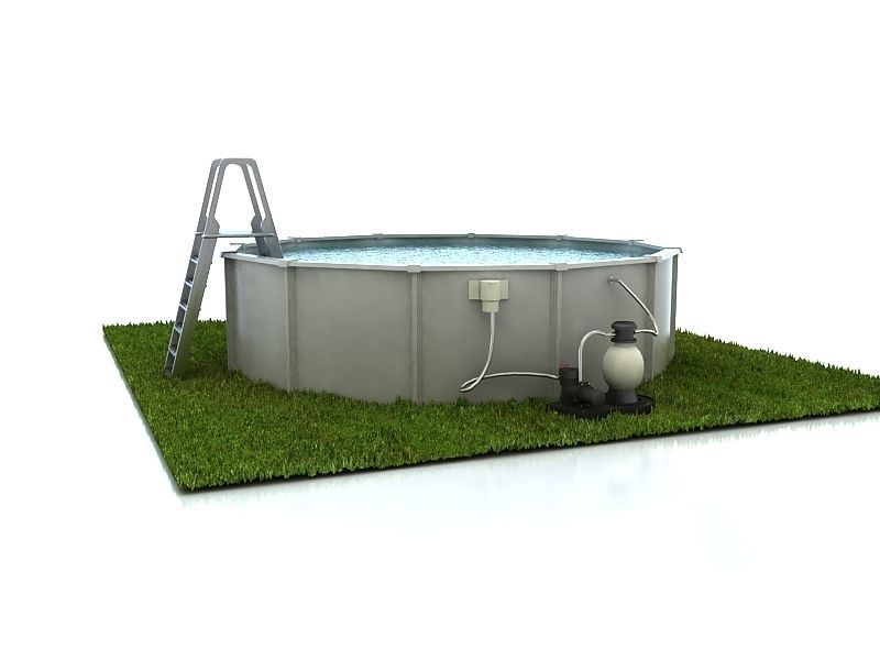 Swimming Pool 3D model_1