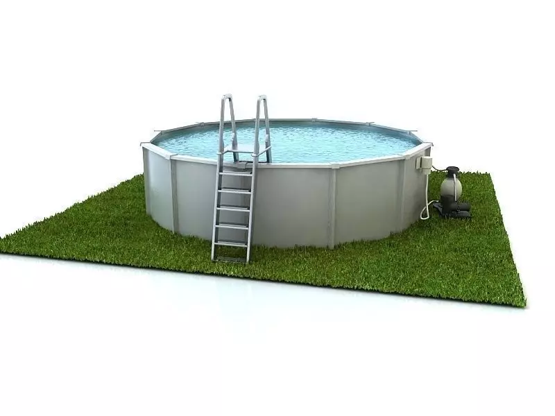 Swimming Pool 3D model_0