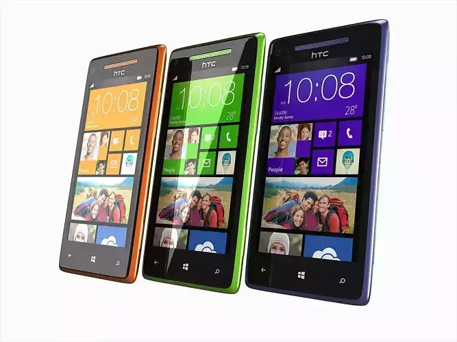 HTC Windows Phone 8x 3D model