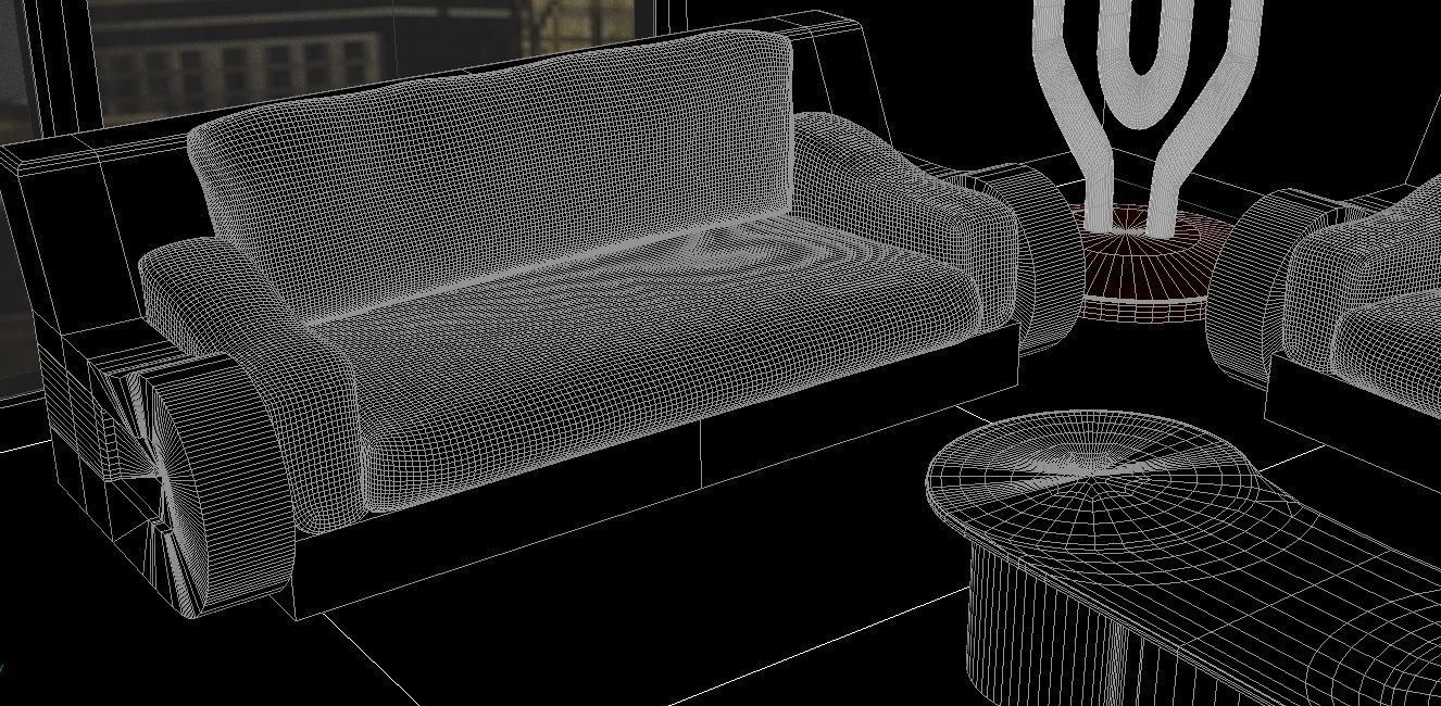 Modern Office Furniture 3D model_10