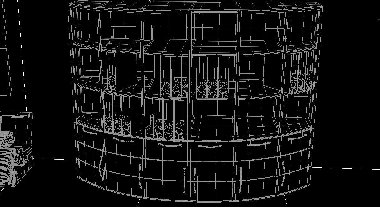 Modern Office Furniture 3D model_9