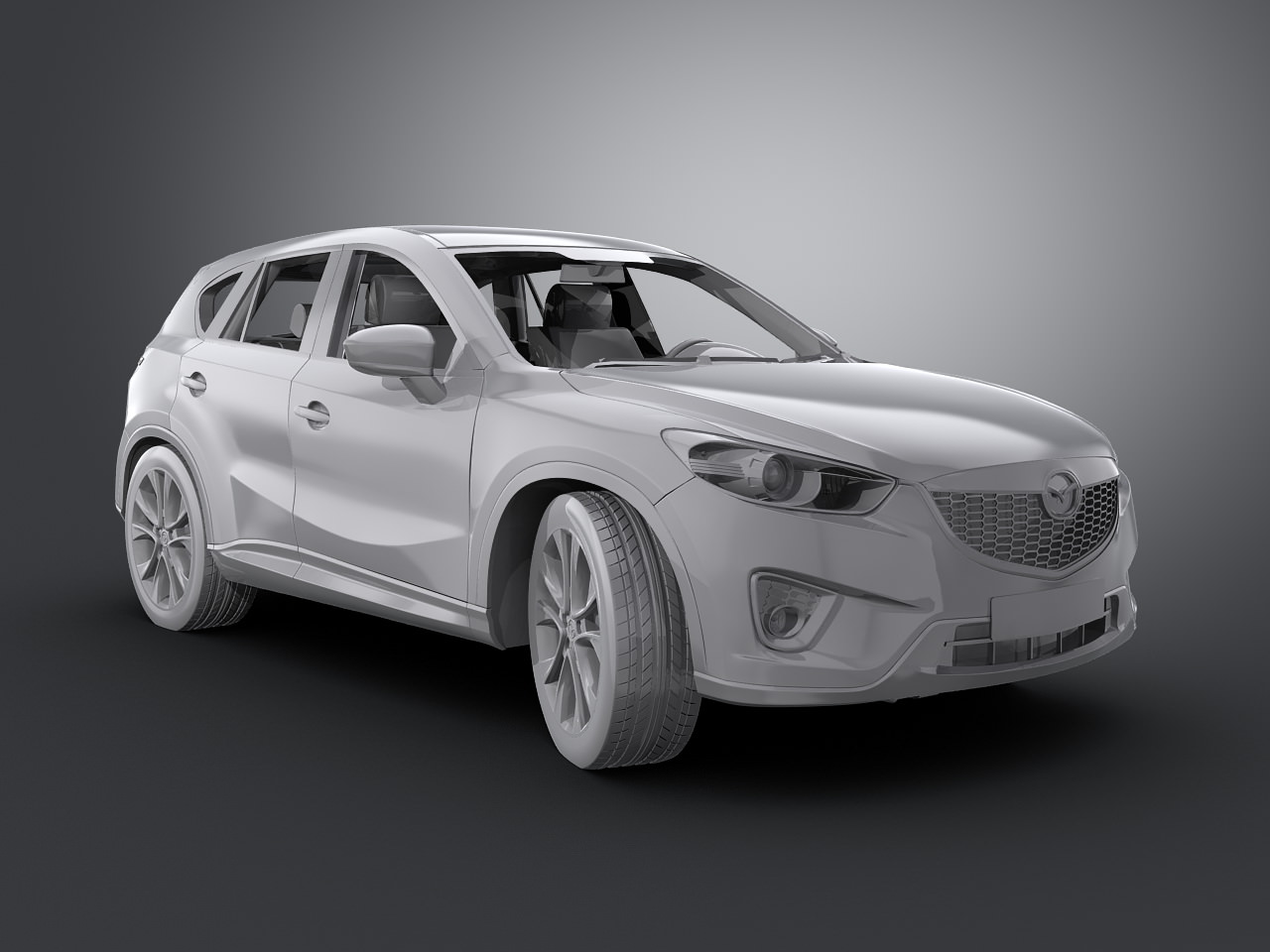 Mazda CX5 2013 3D model_5