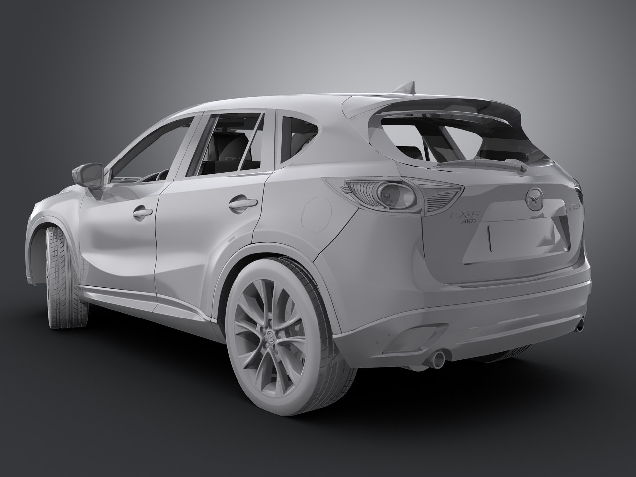 Mazda CX5 2013 3D model_6