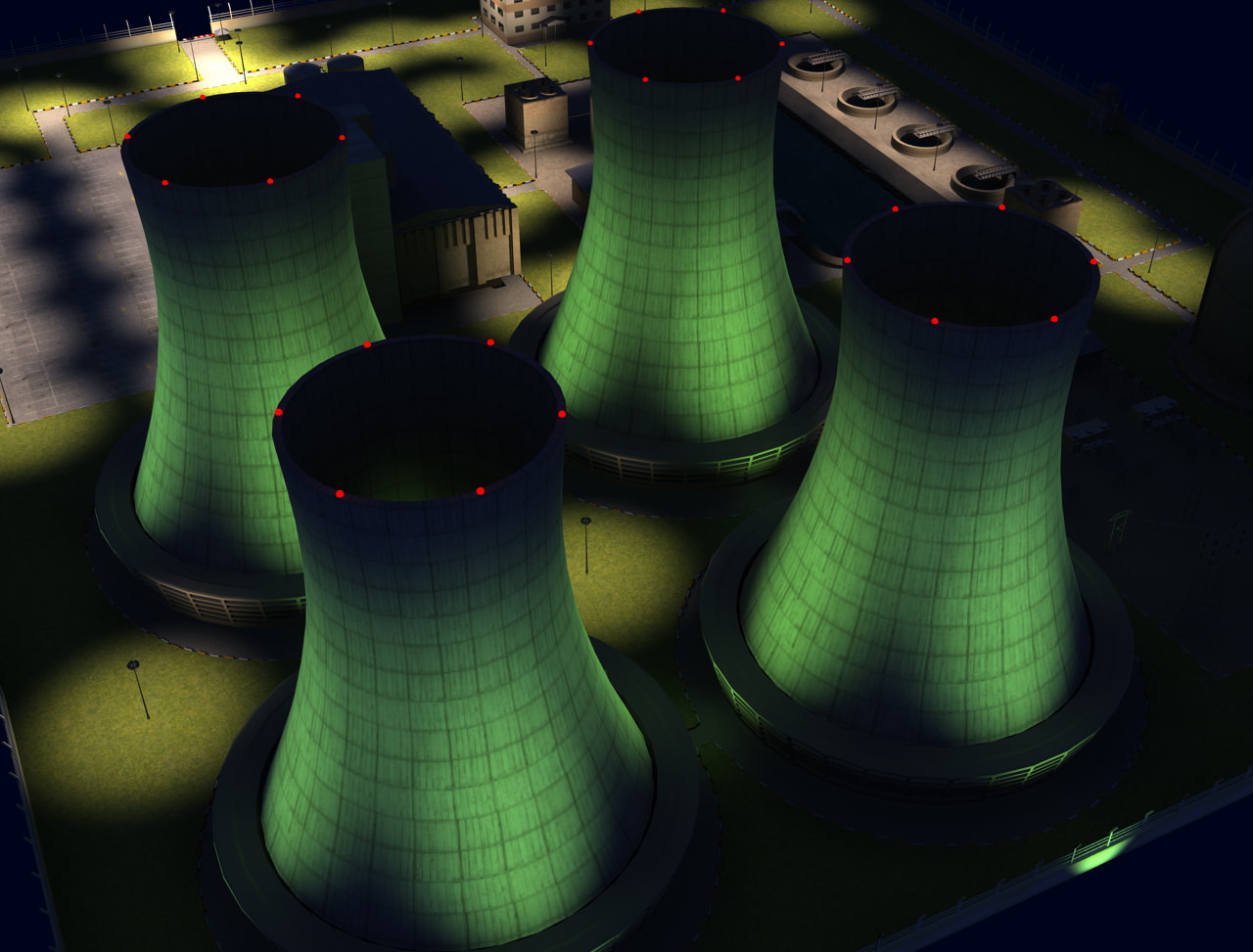 Nuclear Powerplant 3D model_12