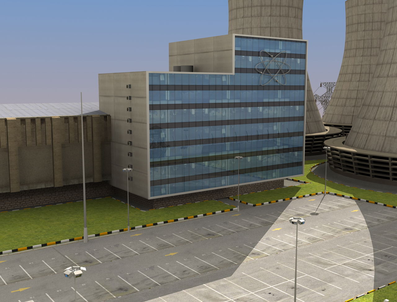Nuclear Powerplant 3D model_6