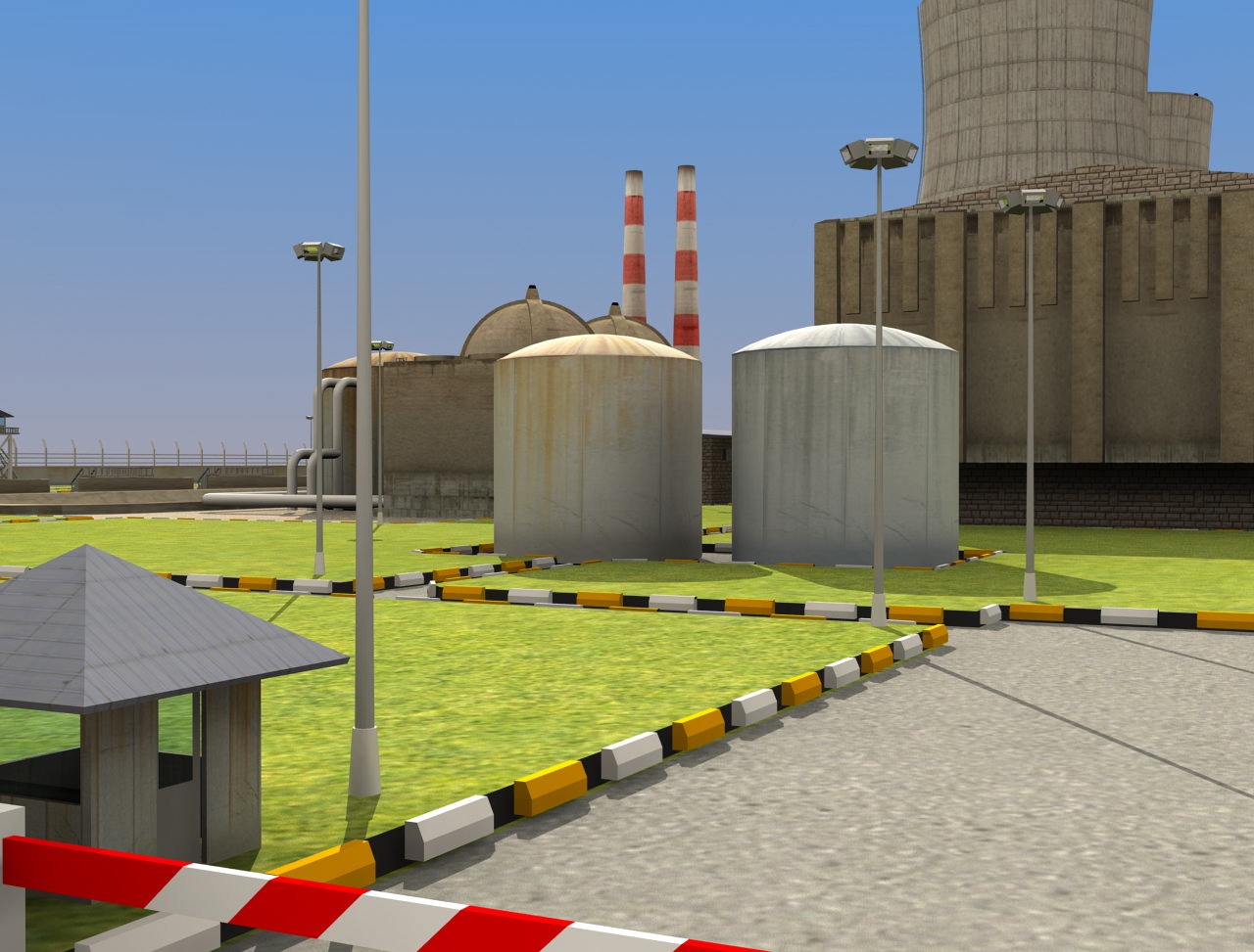 Nuclear Powerplant 3D model_3