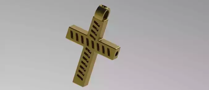 Pendant Cross 3D print model