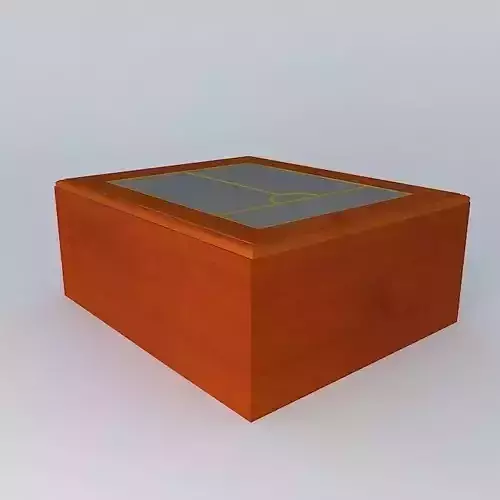 Red Royal Kitchen Cabinet