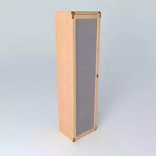 Indiana glazed red pine cabinet