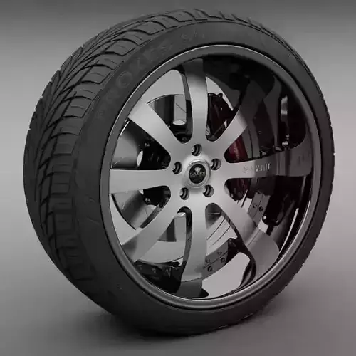 Savini Forged SV-28S Wheel and Tire