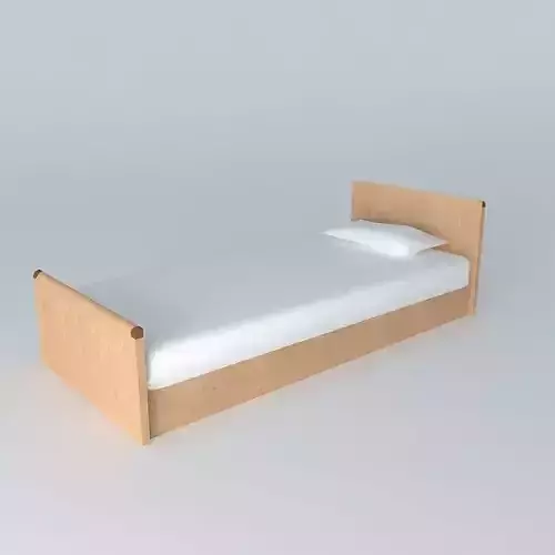 Indiana red single bed