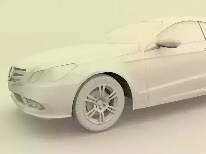Marcedez-Benz E 500 Coupe Free 3D model