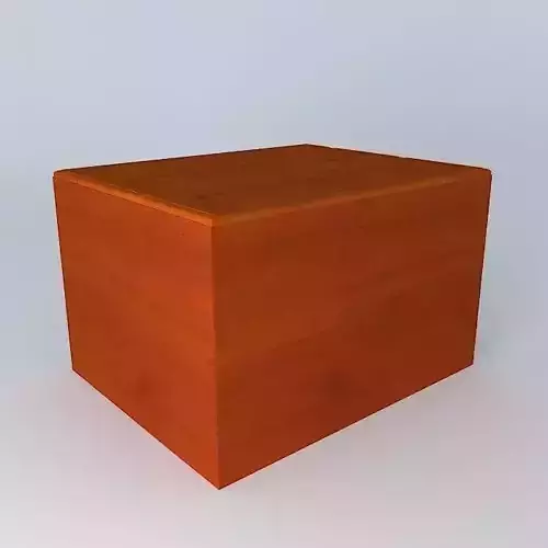 Kitchen Red Royal Cabinet 3D model