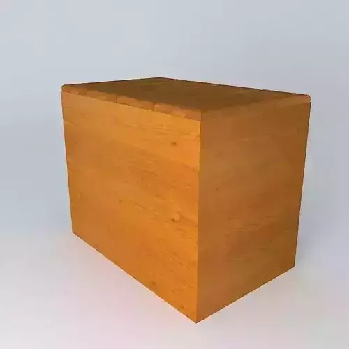 Kitchen Red Fair Cabinet 3D model