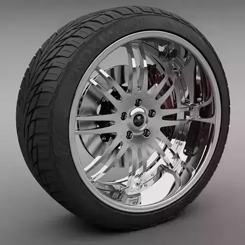 Savini Forged SV-9S Wheel and Tire