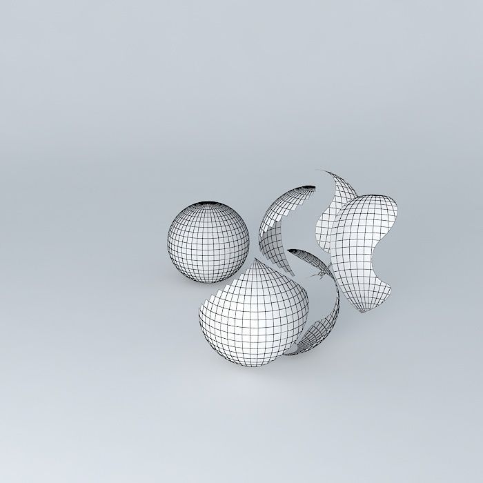 Compose sphere Free 3D model_3