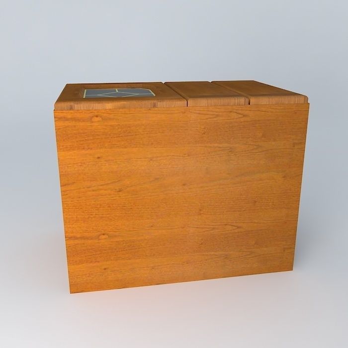 DST-4-45-82-SV-2S wooden table 3D model_2