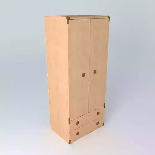 Indiana Red Pine Wardrobe