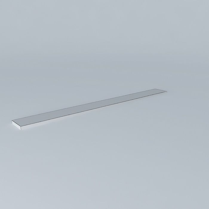 Cabinet base 10 cm 3D model_3