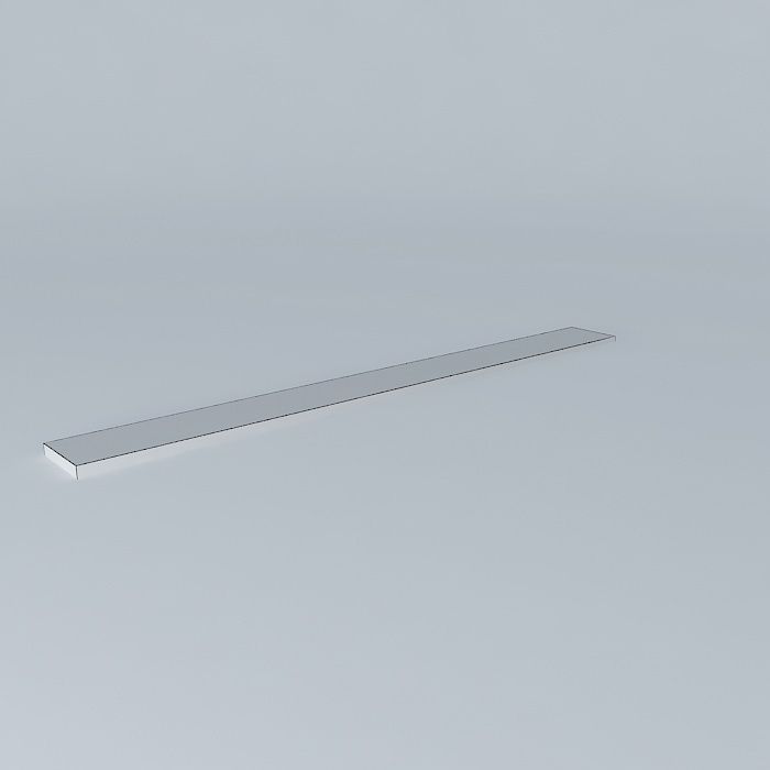 Cabinet base 10 cm 3D model_4
