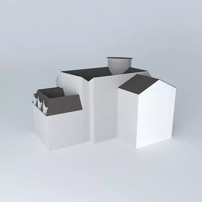 Commercial building Free 3D model