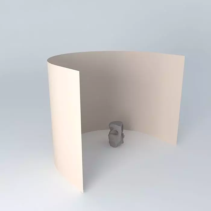 ELEPHANTASM circular room with wall Free 3D model