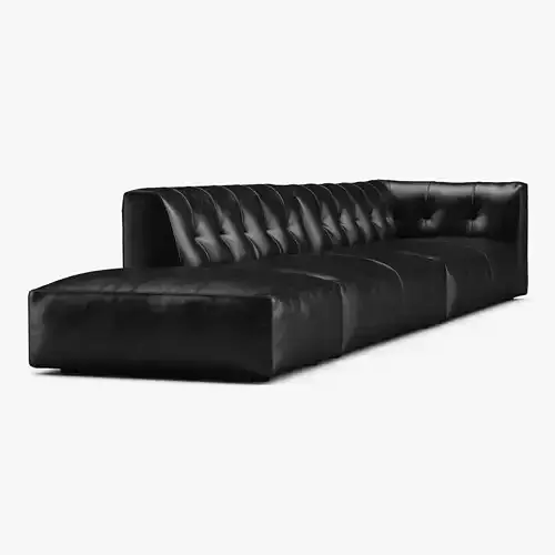 Rio Rh Sofa Gunmetal  3D model