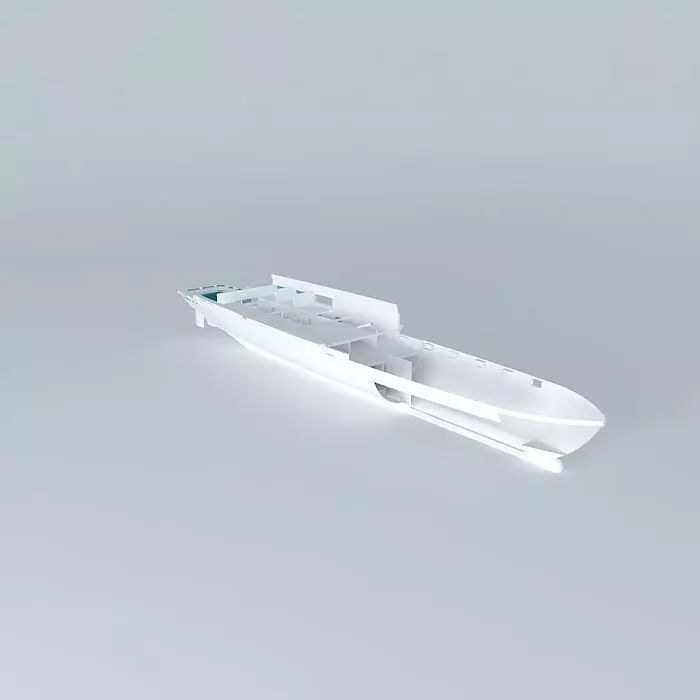 Big boat Free 3D model_0