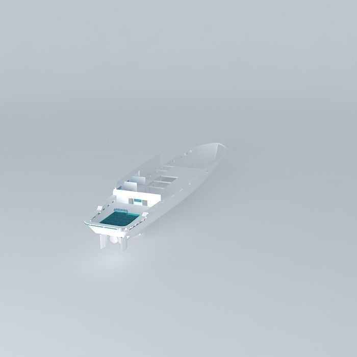Big boat Free 3D model_1