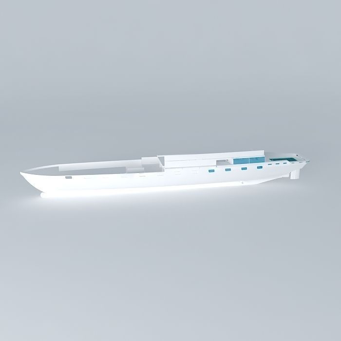 Big boat Free 3D model_2