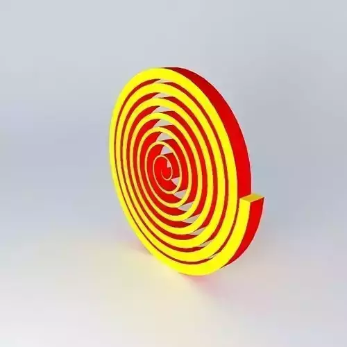 Spring circle Free 3D model