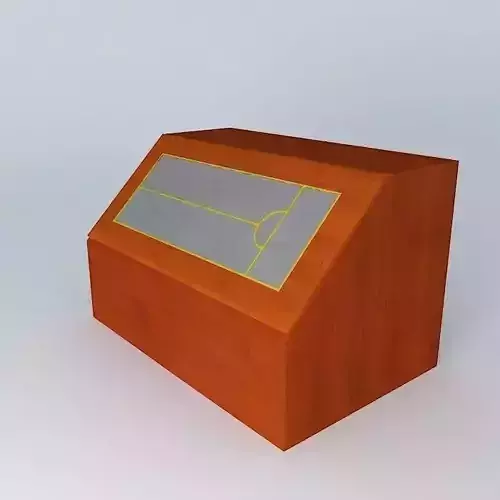 Kitchen Red Royal Cabinet 3D model