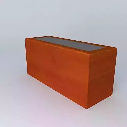 Kitchen Red Royal Cabinet 3D model