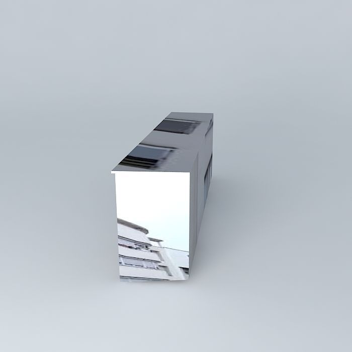 Residence 4 modern desk Free 3D model_1